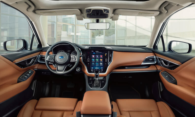 2021 Subaru Legacy interior front seating and dash