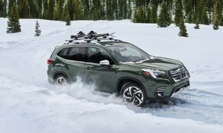 2022 Subaru Forester Exterior Driving In Snow
