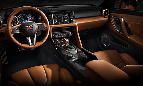 2017 nissan gt-r cockpit