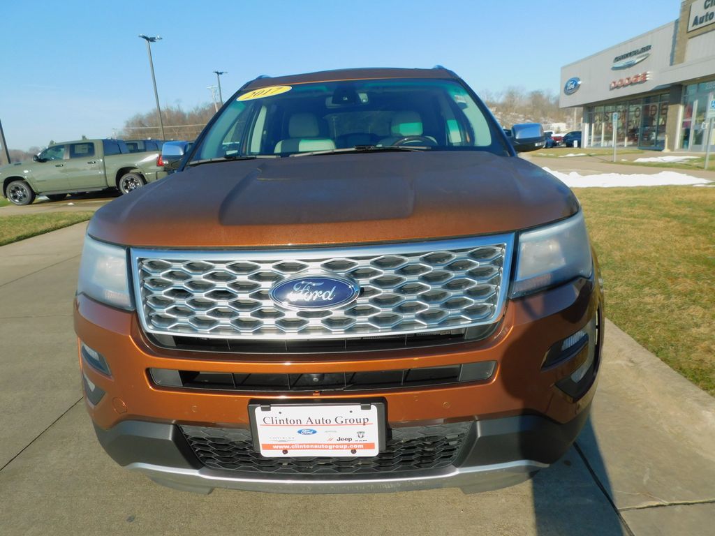 Used 2017 Ford Explorer Platinum with VIN 1FM5K8HT2HGA14395 for sale in Clinton, IA
