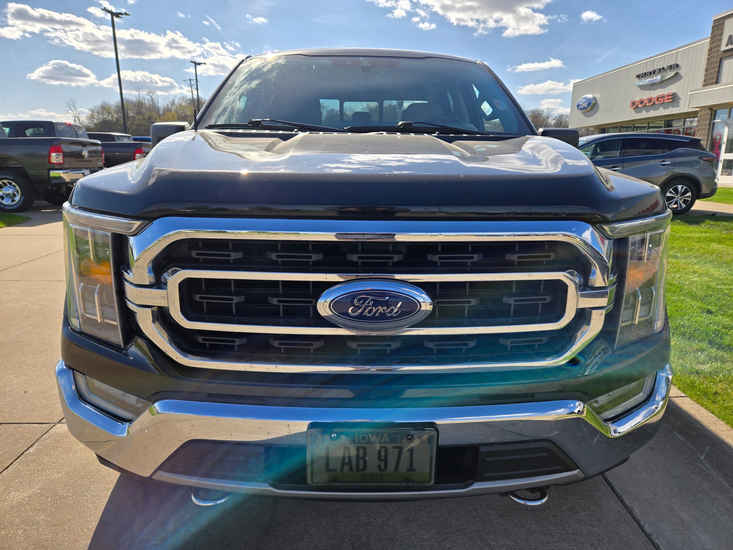 Used 2021 Ford F-150 XLT with VIN 1FTEW1EP3MFC01877 for sale in Clinton, IA