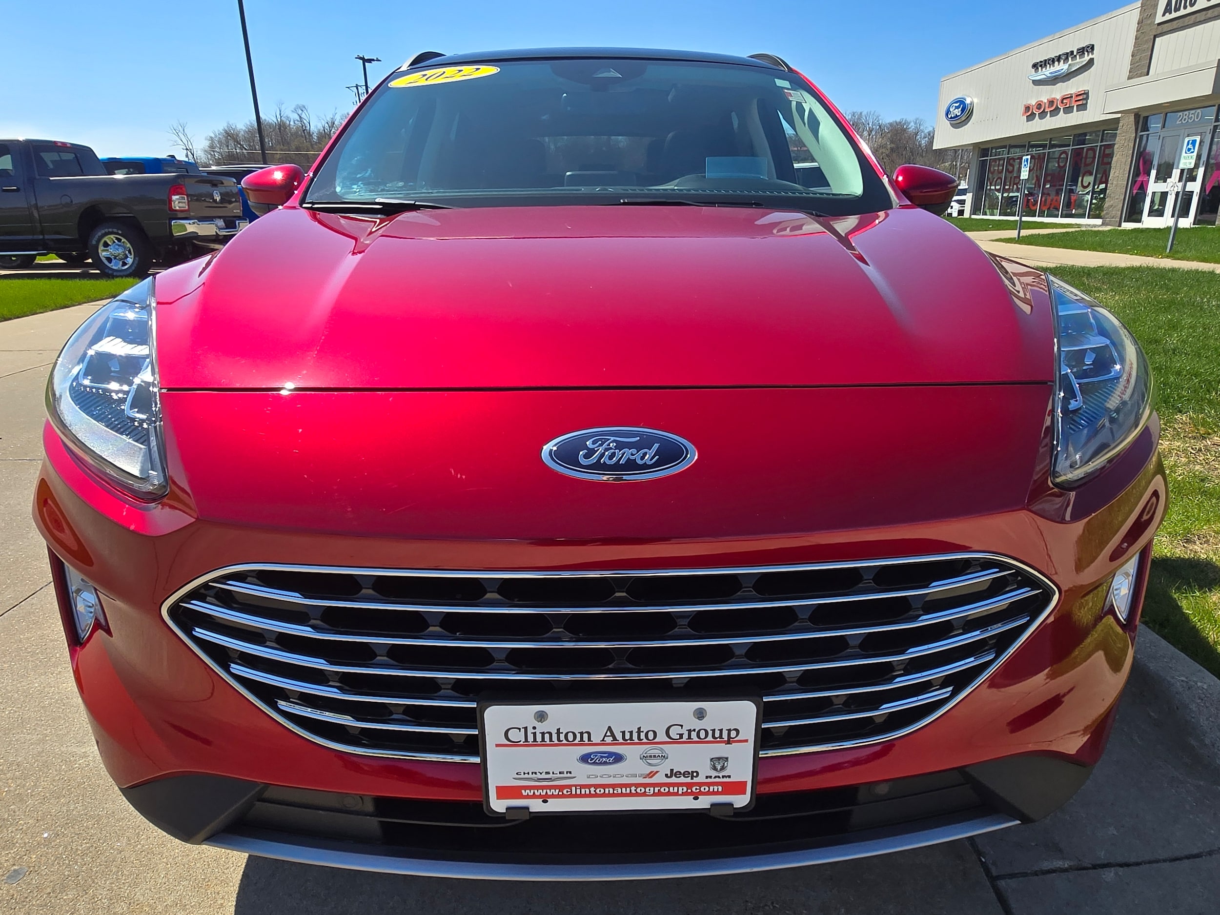 Used 2022 Ford Escape Titanium with VIN 1FMCU9DZ1NUA02415 for sale in Clinton, IA