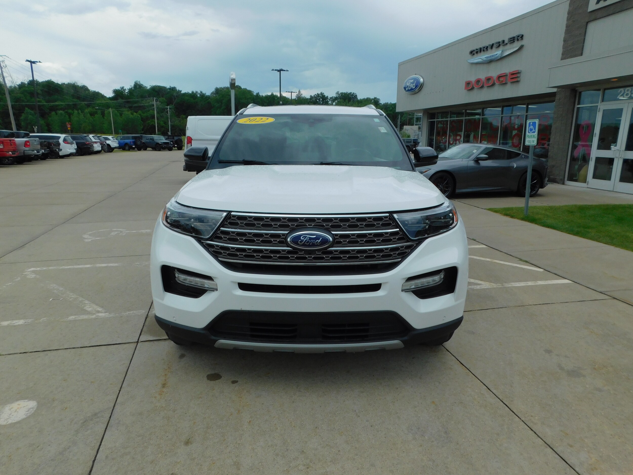 Used 2022 Ford Explorer King Ranch with VIN 1FM5K8LCXNGA48104 for sale in Clinton, IA