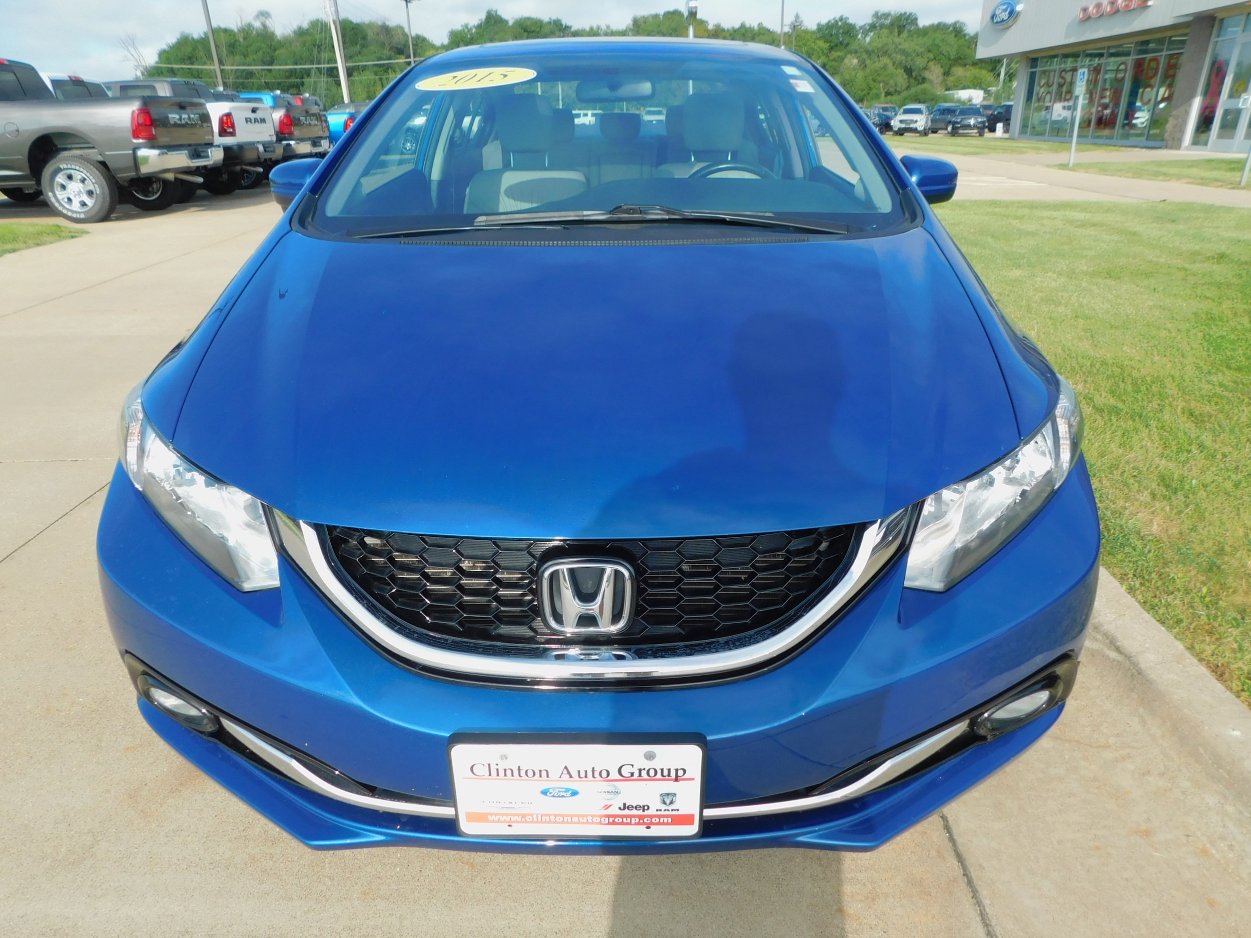 Used 2015 Honda Civic EX-L with VIN 19XFB2F93FE089164 for sale in Clinton, IA