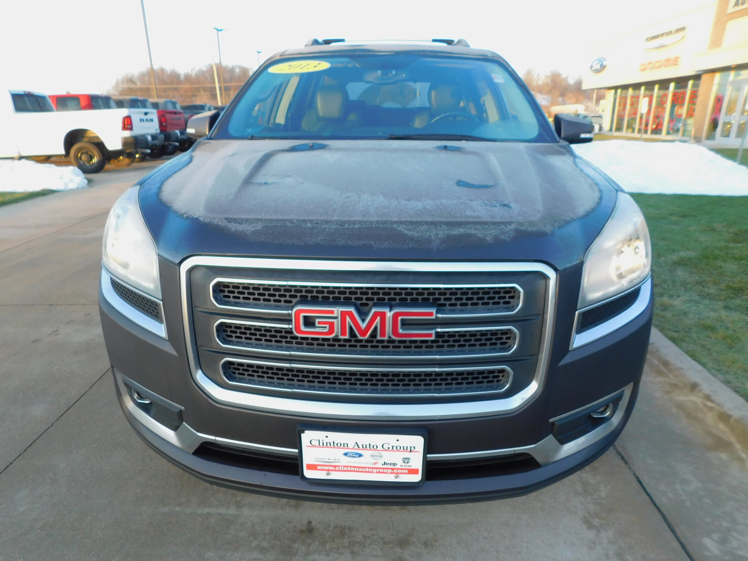 Used 2013 GMC Acadia SLT1 with VIN 1GKKRRKD4DJ242460 for sale in Clinton, IA