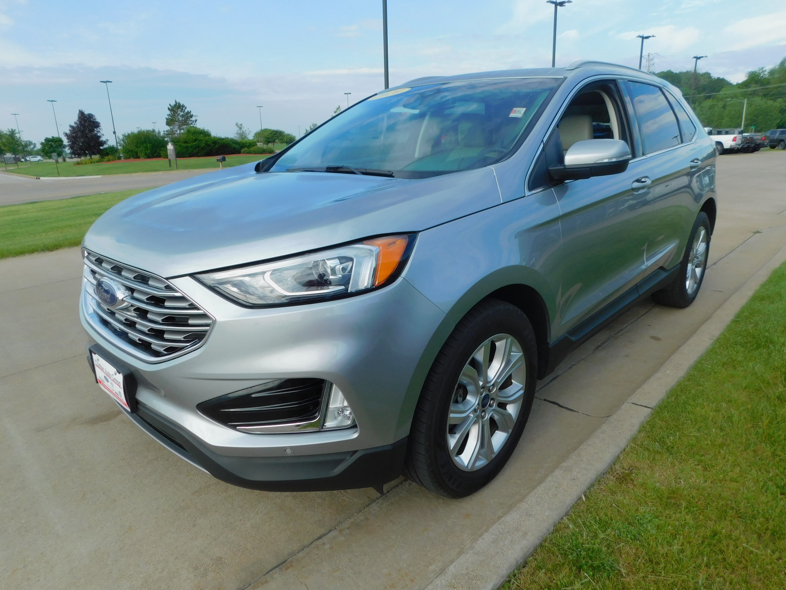 Used 2020 Ford Edge Titanium with VIN 2FMPK3K92LBA88666 for sale in Clinton, IA