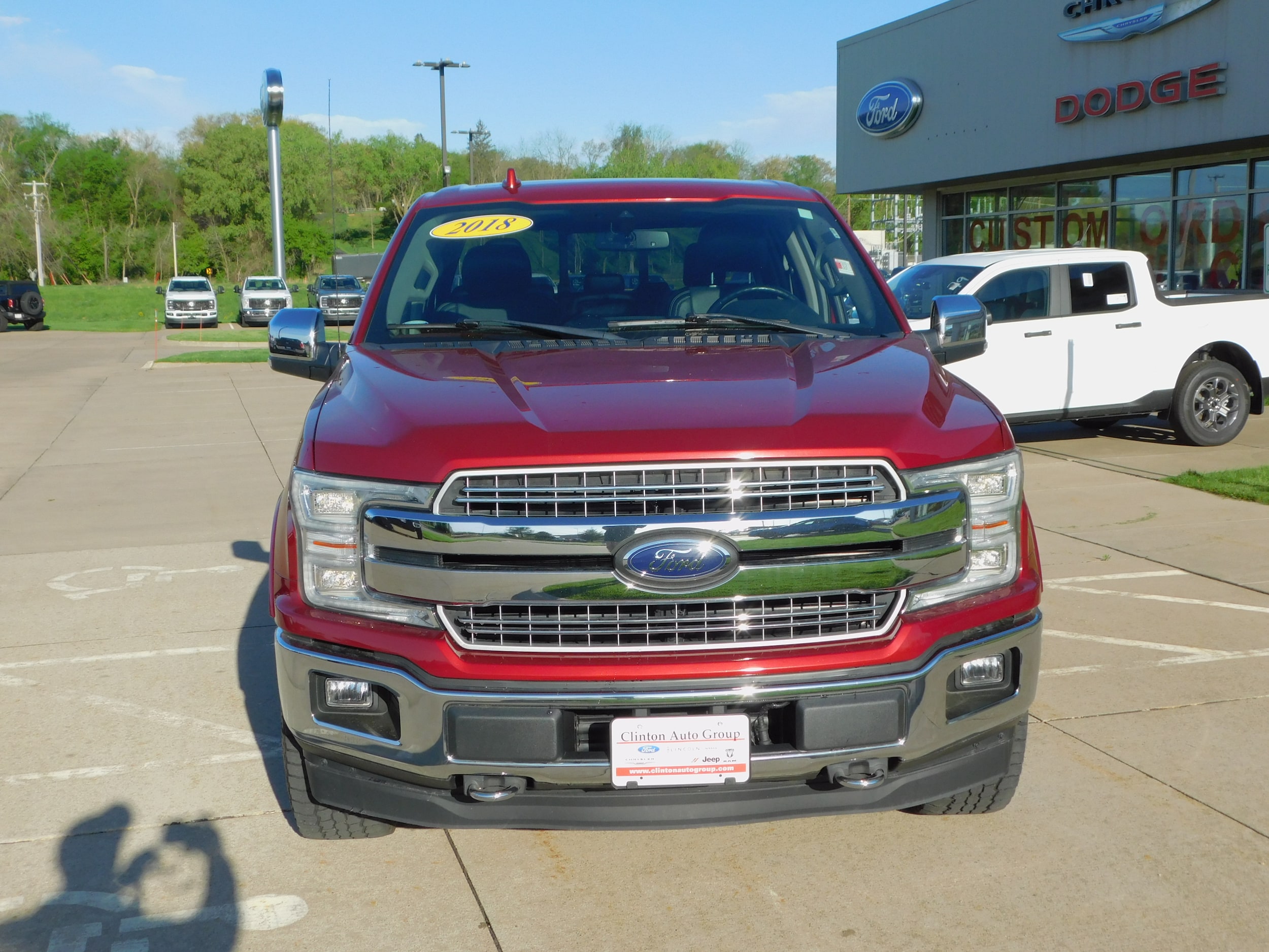 Used 2018 Ford F-150 Lariat with VIN 1FTEW1EP6JKC95322 for sale in Clinton, IA