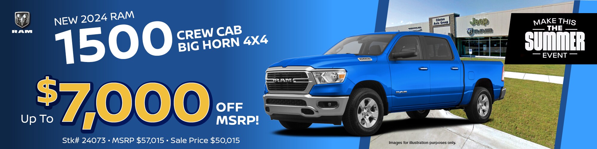 New Vehicle Monthly Specials Clinton Auto Group