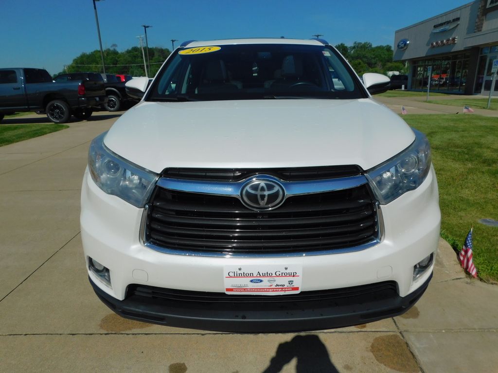 Used 2015 Toyota Highlander Limited Platinum with VIN 5TDDKRFH6FS148480 for sale in Clinton, IA