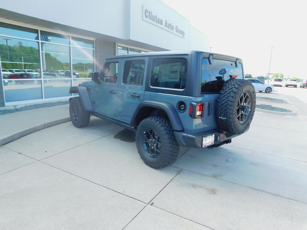 New 2024 Jeep Wrangler 4DOOR WILLYS For Sale Clinton IA