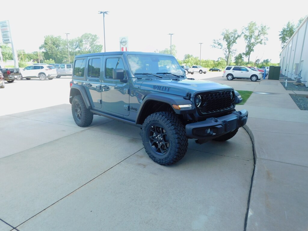 New 2024 Jeep Wrangler 4DOOR WILLYS For Sale Clinton IA