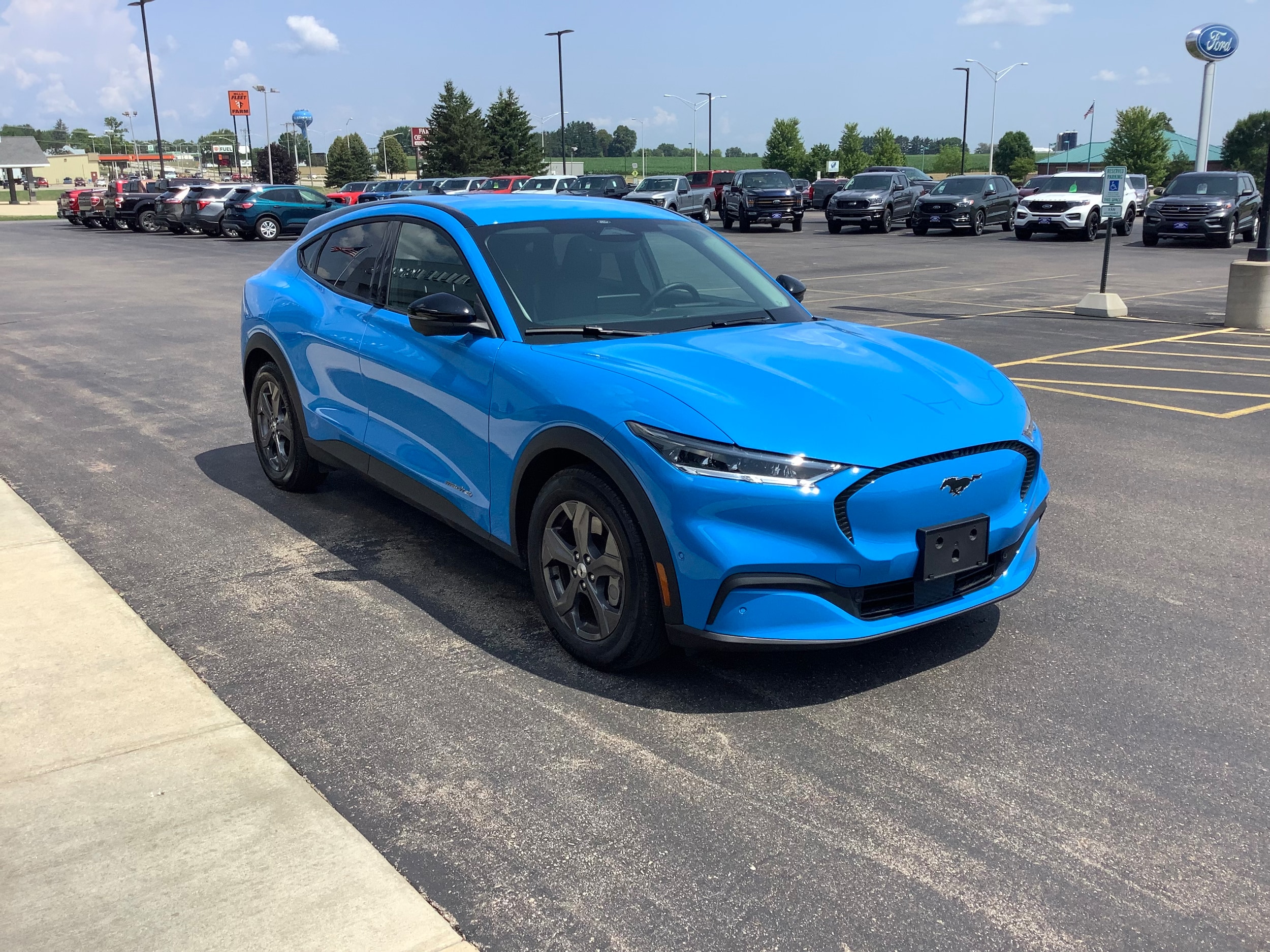 Used 2023 Ford Mustang Mach-E Select AWD with VIN 3FMTK1SSXPMA00568 for sale in Clintonville, WI