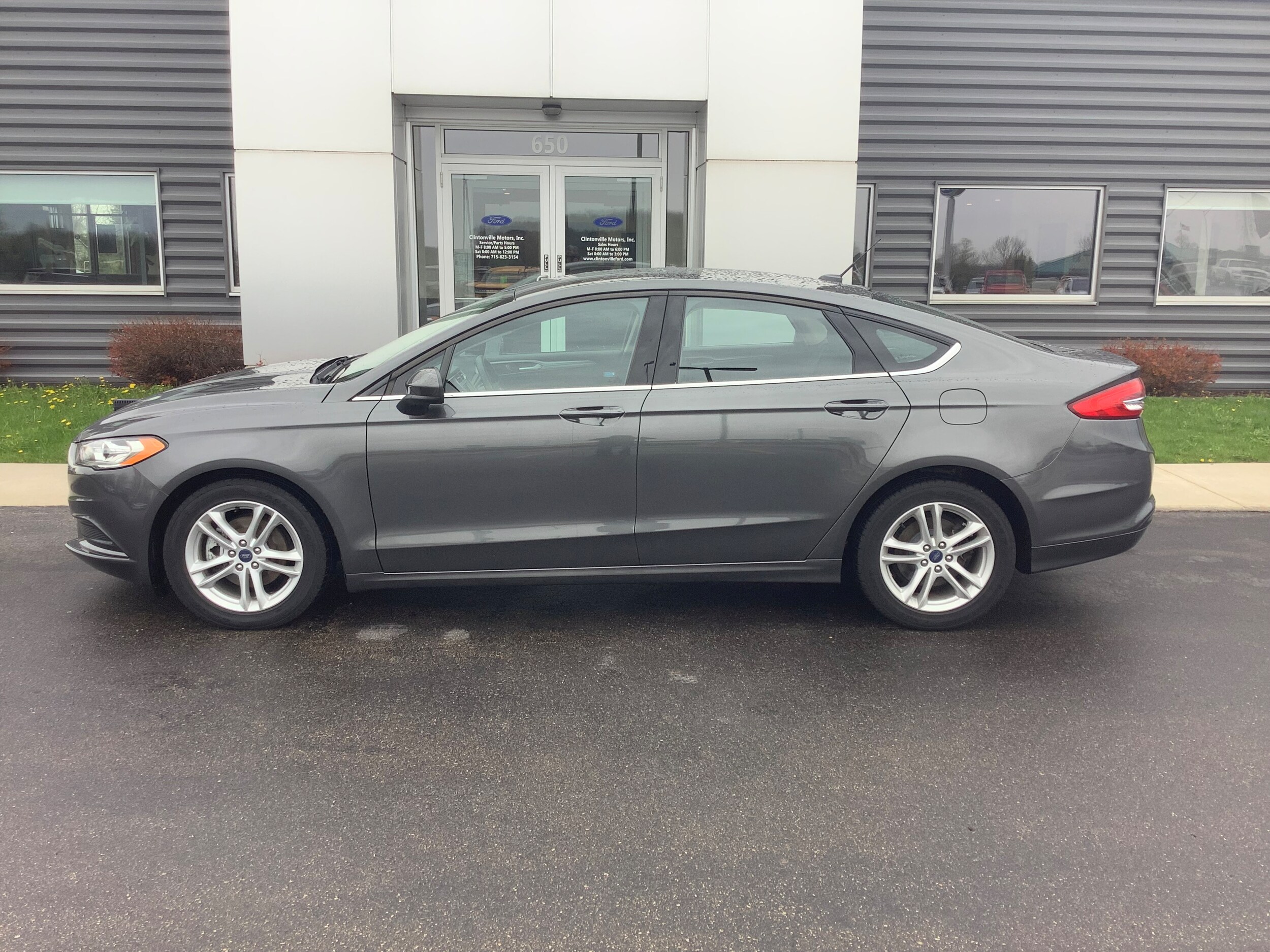 Certified 2018 Ford Fusion SE with VIN 3FA6P0H77JR131280 for sale in Clintonville, WI
