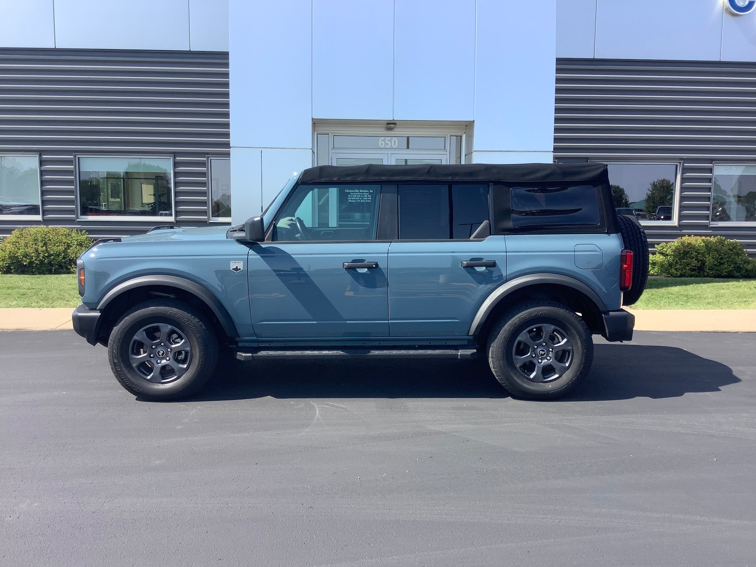 Used 2021 Ford Bronco 4-Door Big Bend with VIN 1FMDE5BH2MLA74359 for sale in Clintonville, WI