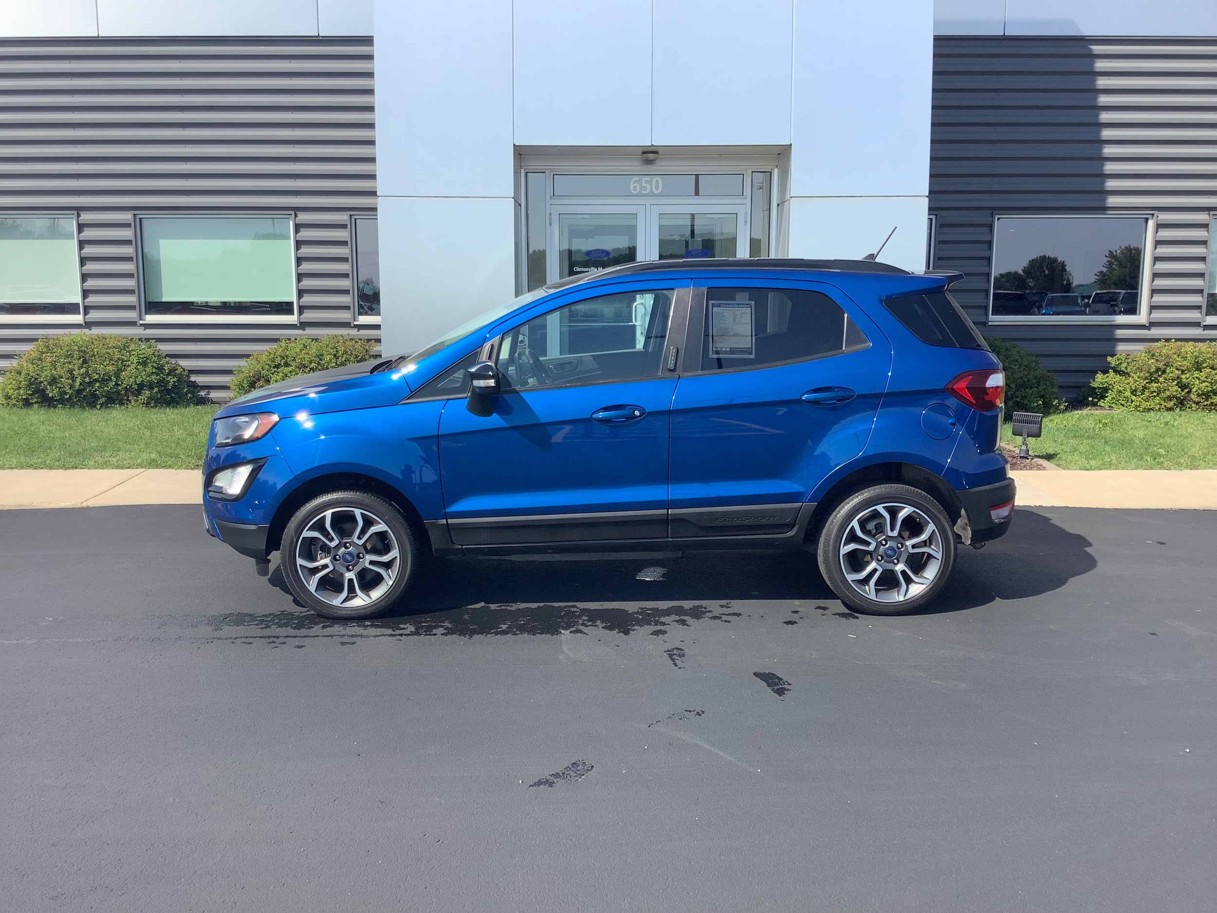 Used 2020 Ford Ecosport SES with VIN MAJ6S3JL0LC383610 for sale in Clintonville, WI