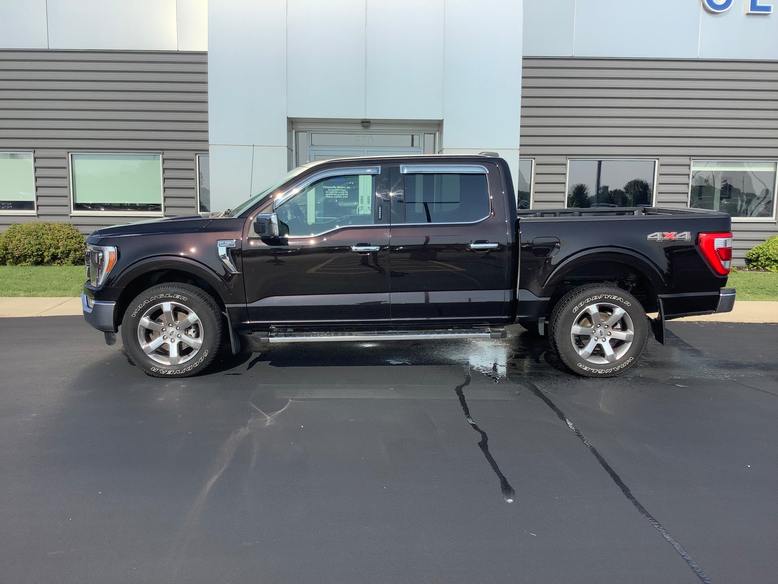 Used 2021 Ford F-150 Lariat with VIN 1FTFW1E87MFB81548 for sale in Clintonville, WI