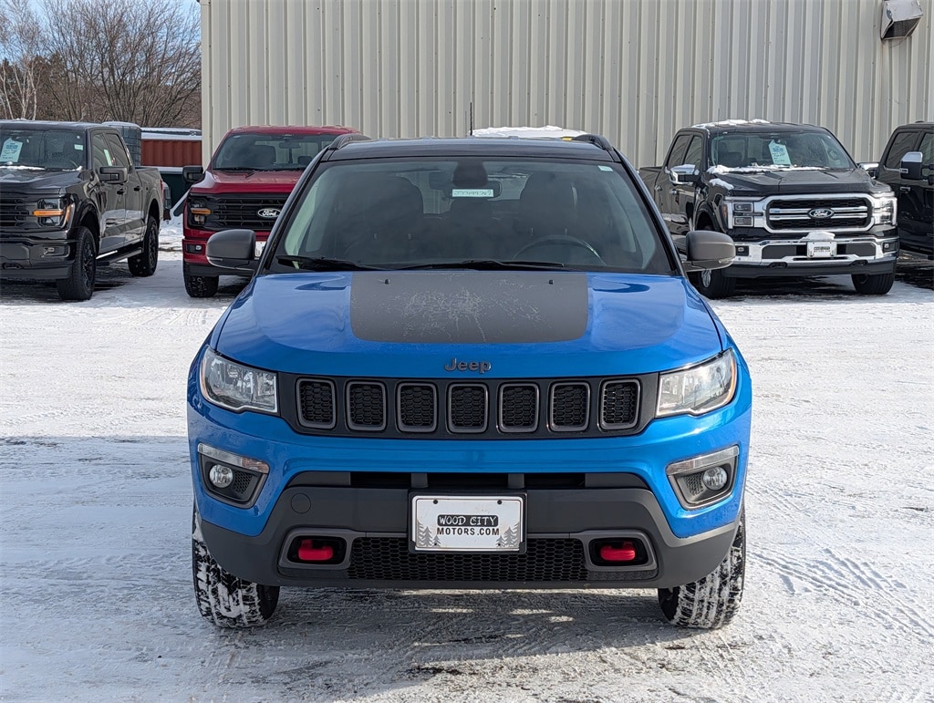 Certified 2018 Jeep Compass Trailhawk with VIN 3C4NJDDB1JT499787 for sale in Cloquet, Minnesota