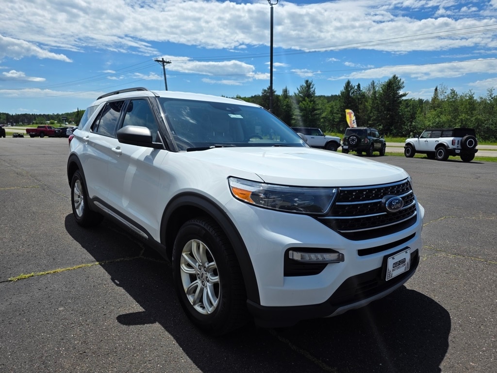 Used 2021 Ford Explorer XLT with VIN 1FMSK8DH4MGC00650 for sale in Cloquet, Minnesota