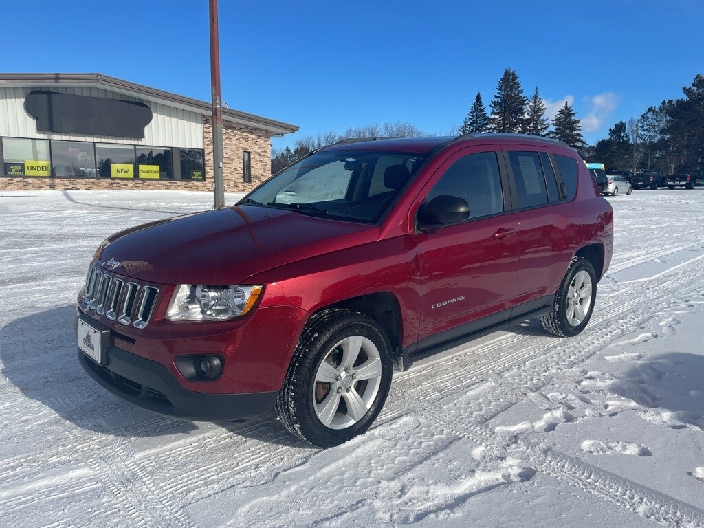 Used 2013 Jeep Compass Latitude with VIN 1C4NJDEB5DD234444 for sale in Cloquet, Minnesota