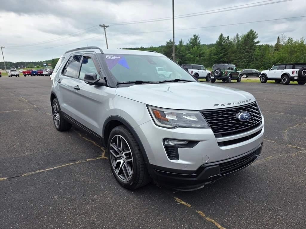 Used 2018 Ford Explorer Sport with VIN 1FM5K8GT1JGC49782 for sale in Cloquet, Minnesota