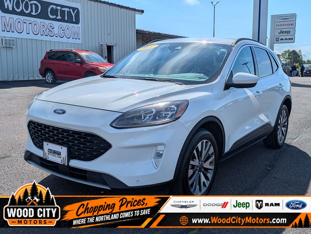 Used 2022 Ford Escape Titanium with VIN 1FMCU9J97NUA55527 for sale in Cloquet, Minnesota
