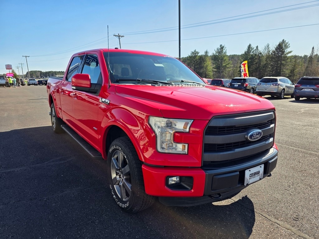 Used 2015 Ford F-150 Lariat with VIN 1FTFW1EG3FFB81525 for sale in Cloquet, Minnesota