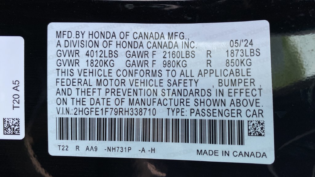 2024 Honda Civic EX - Photo 27