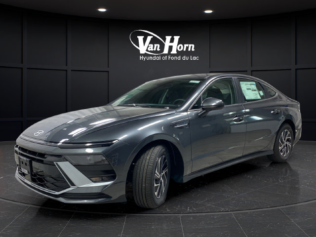 New 2027 Hyundai Sonata Hybrid Blue Sedan