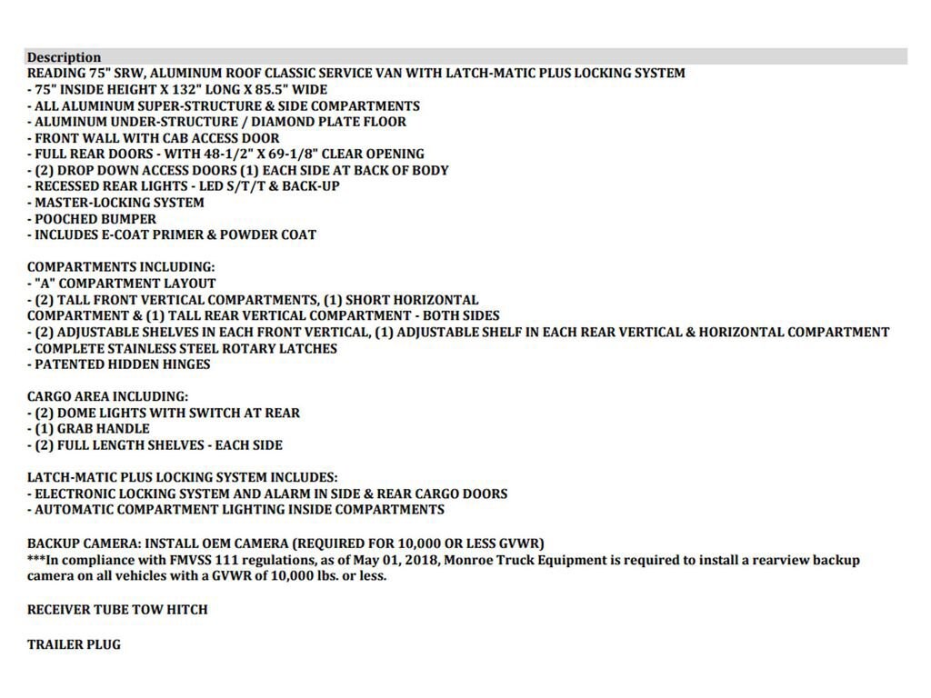 New 2025 Ford E-350 Cutaway Base Truck