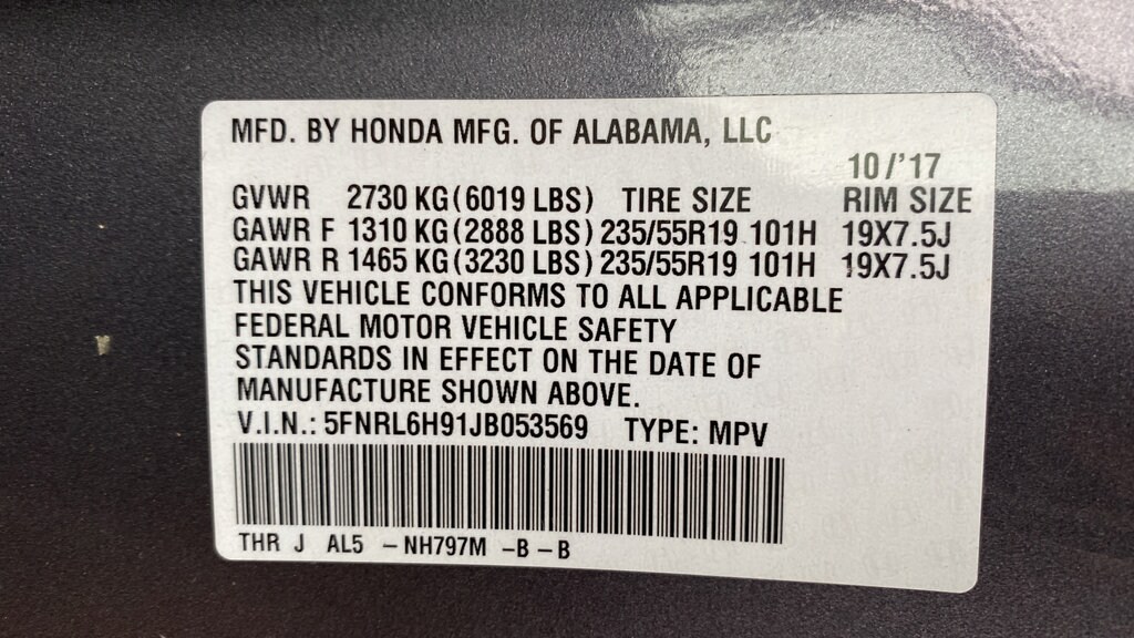 2018 Honda Odyssey Elite - Photo 28