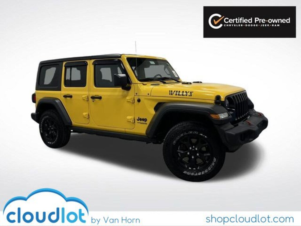 Certified 2020 Jeep Wrangler Unlimited Willys SUV