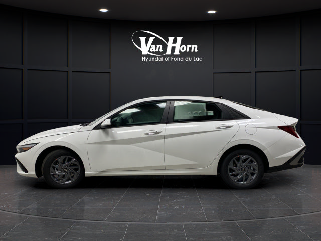New 2026 Hyundai Elantra Hybrid Blue Sedan
