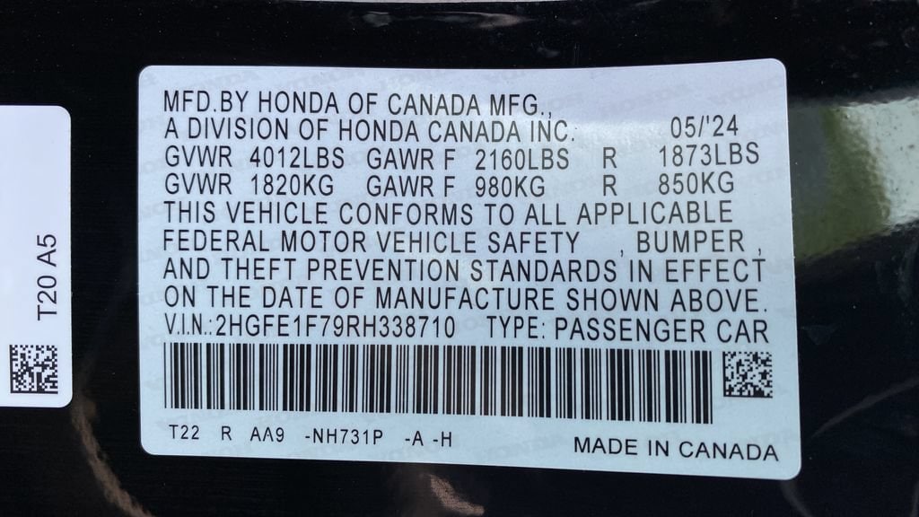 2024 Honda Civic EX - Photo 27