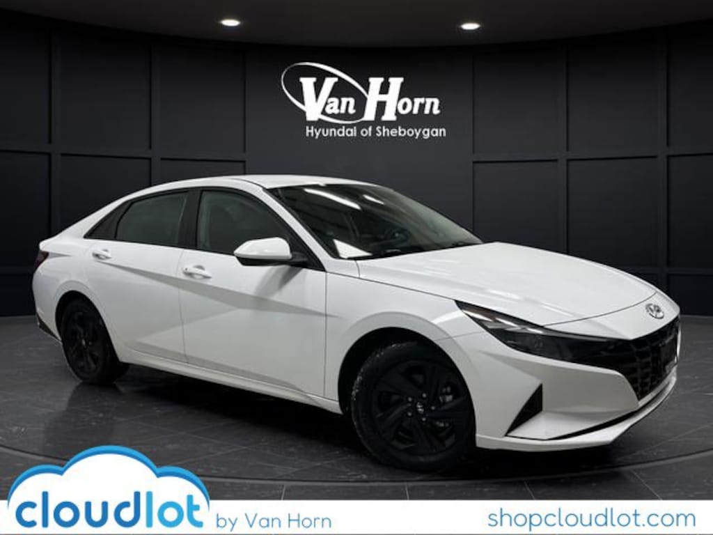 Used 2021 Hyundai Elantra Hybrid Blue Sedan