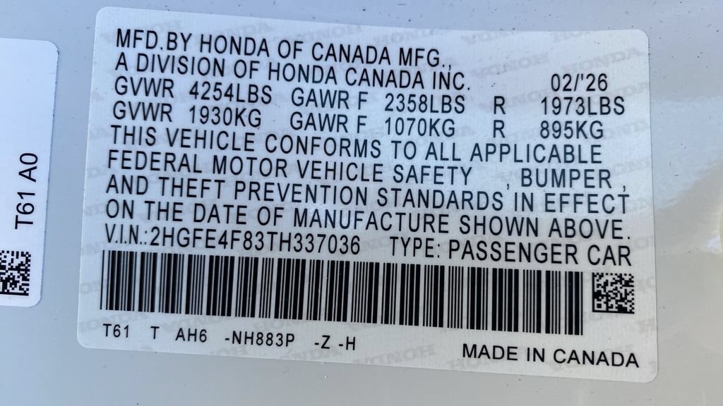 2026 Honda Civic Sport - Photo 27