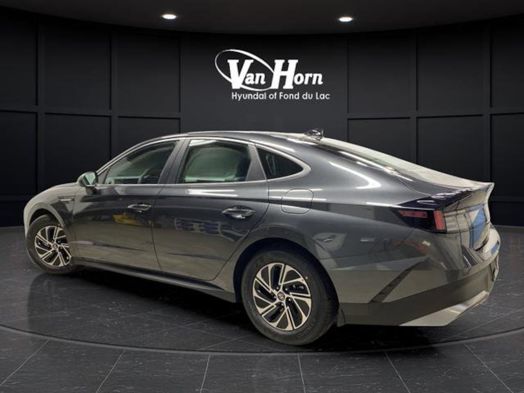 New 2026 Hyundai Sonata Hybrid Blue Sedan