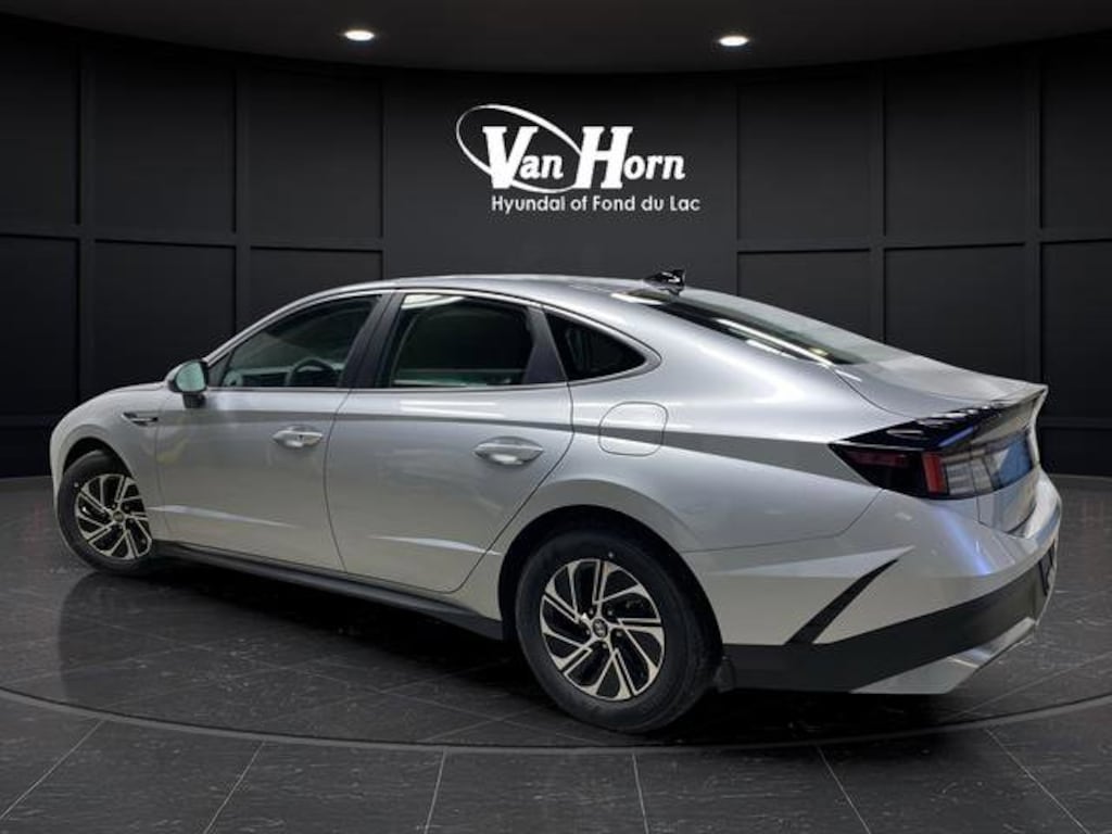 New 2026 Hyundai Sonata Hybrid Blue Sedan