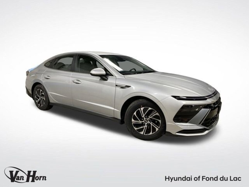 New 2026 Hyundai Sonata Hybrid Blue Sedan