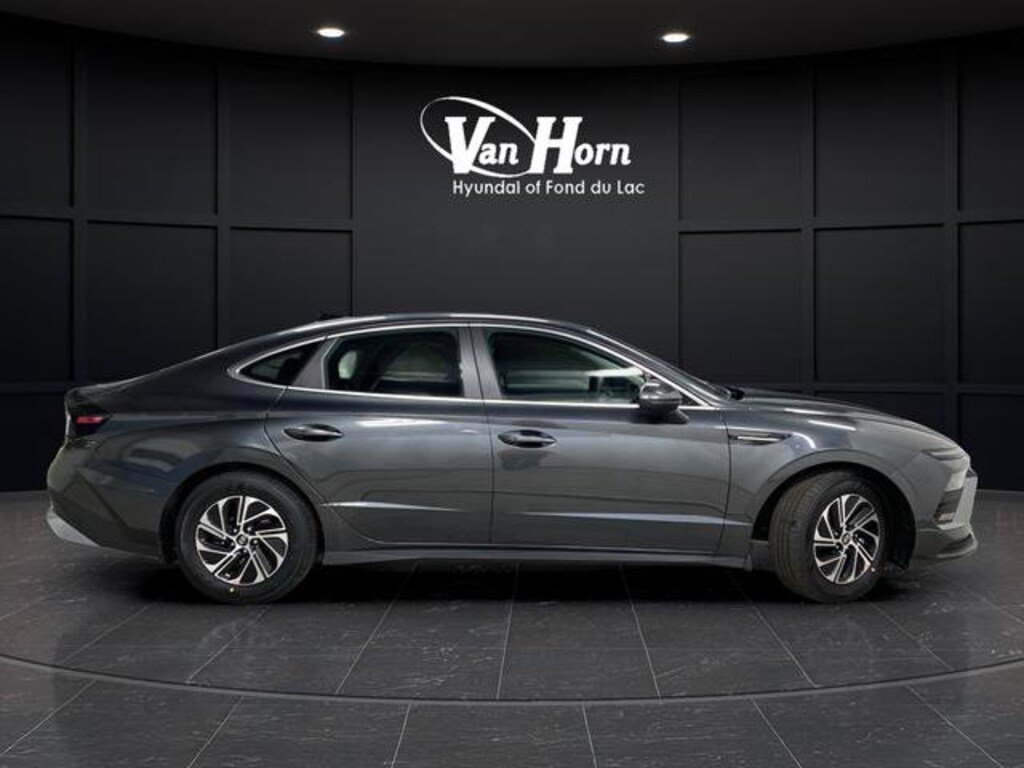 New 2026 Hyundai Sonata Hybrid Blue Sedan