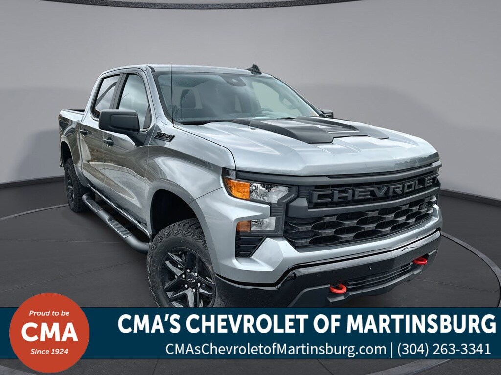 New 2026 Chevrolet Silverado 1500 Custom Trail Boss 4WD Crew Cab 147 Custom Trail Boss