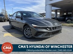 2026 Hyundai Elantra Hybrid Blue Sedan