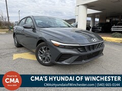 2026 Hyundai Elantra Hybrid Blue Sedan
