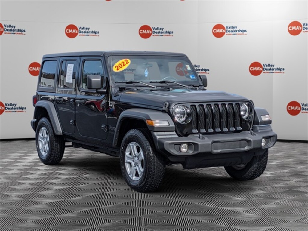Certified 2022 Jeep Wrangler Unlimited Sport S SUV