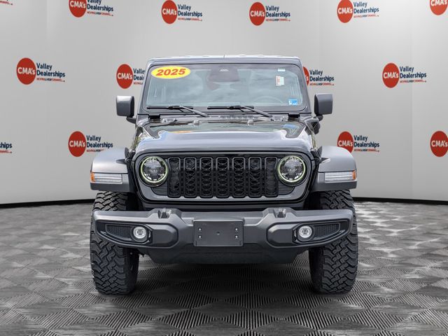 Certified 2025 Jeep Wrangler 4xe Willys 4XE with VIN 1C4RJXN65SW584146 for sale in Staunton, VA
