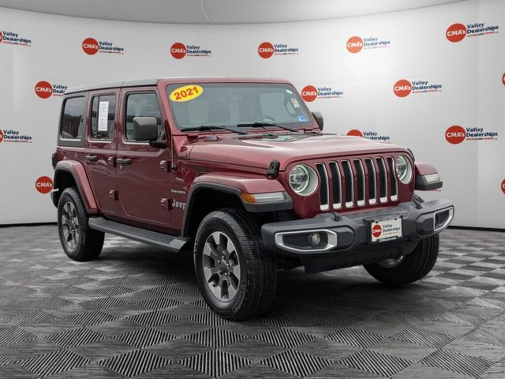 Certified 2021 Jeep Wrangler Unlimited Sahara SUV