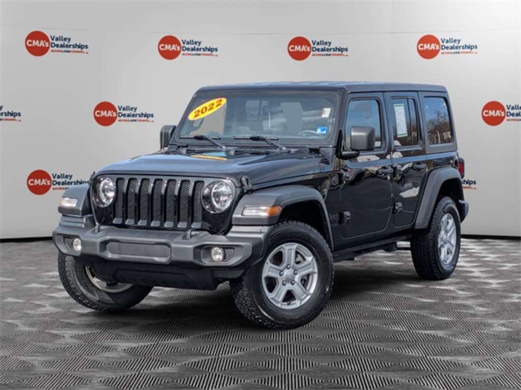 Certified 2022 Jeep Wrangler Unlimited Sport S SUV