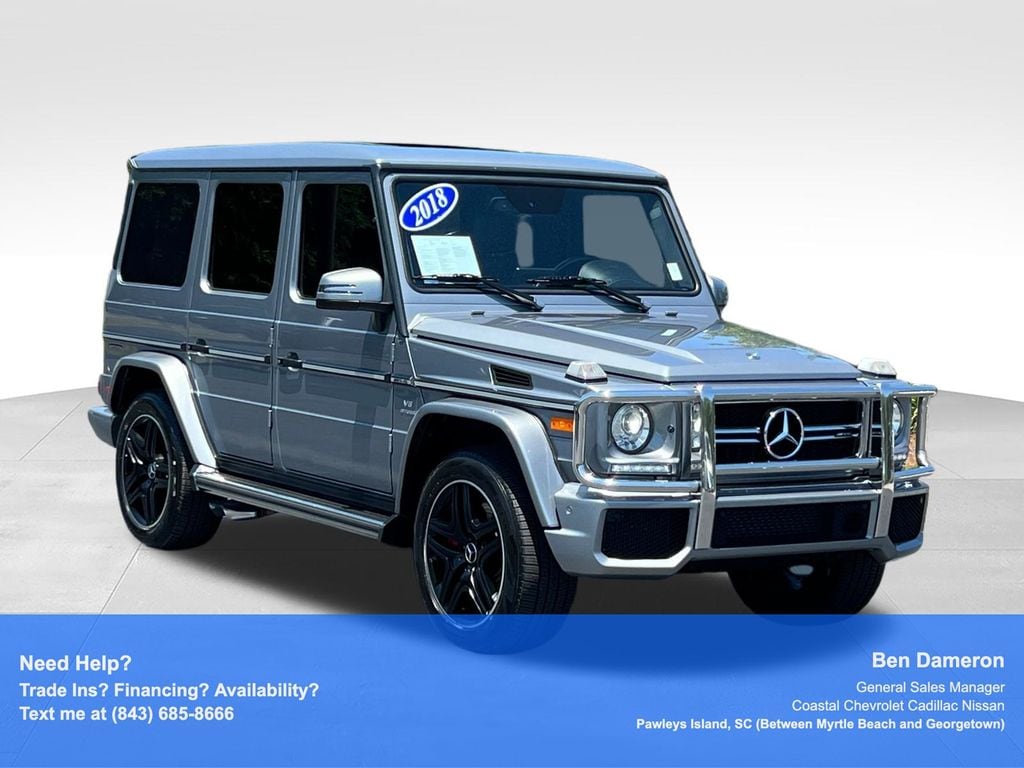Used 2018 Mercedes-Benz AMG G 63 Base SUV