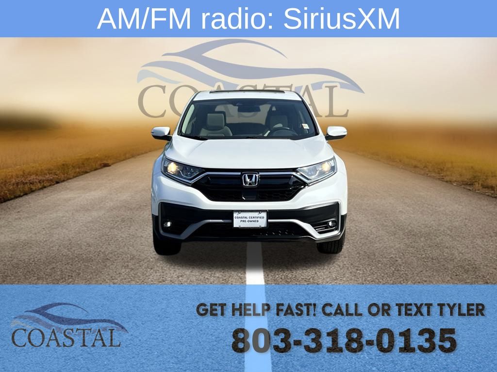 Used 2020 Honda CR-V EX-L with VIN 2HKRW1H88LH413152 for sale in Pawleys Island, SC
