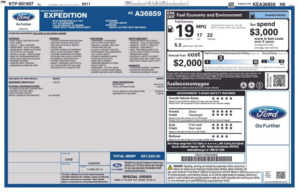 Used 2019 Ford Expedition XLT SUV