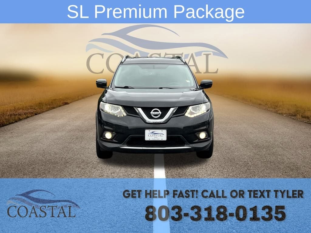 Used 2016 Nissan Rogue SL with VIN 5N1AT2MT3GC894446 for sale in Pawleys Island, SC